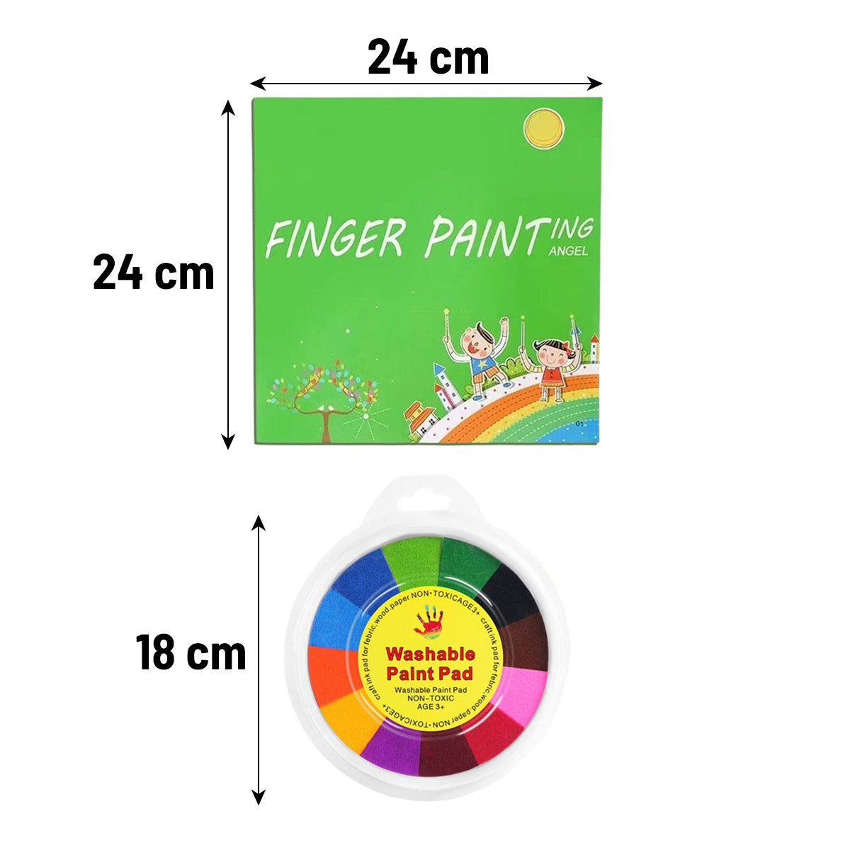 TouchArt™ - Fingermalingssett