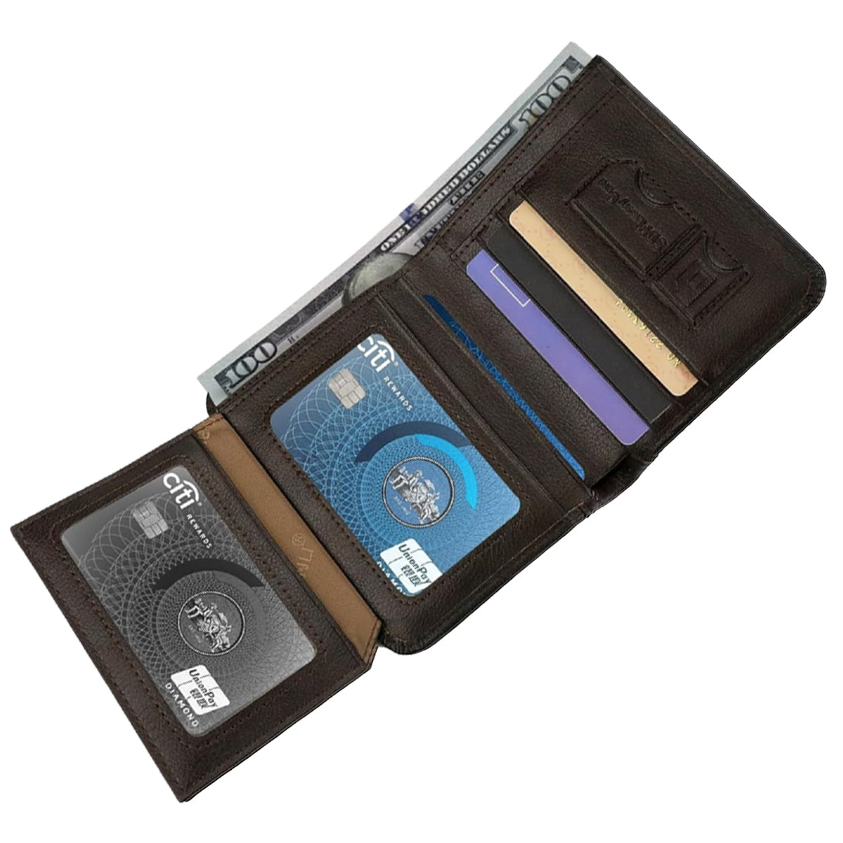 FineFold™ - RFID-Lommebok i Ekte Skinn for Menn