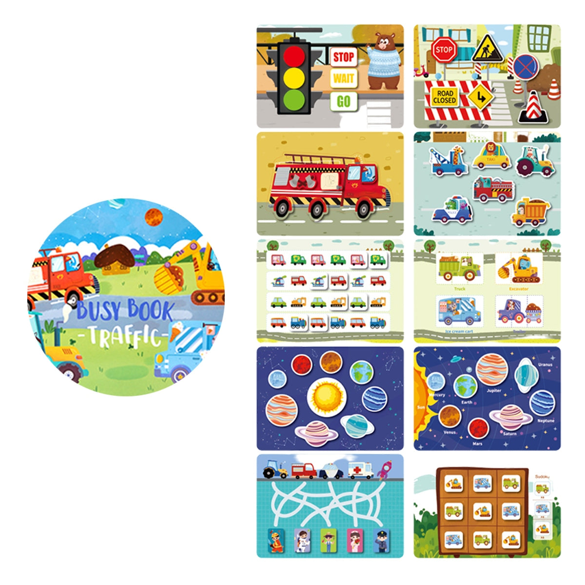 HappiPages™ - Engasjerende Montessori Bok
