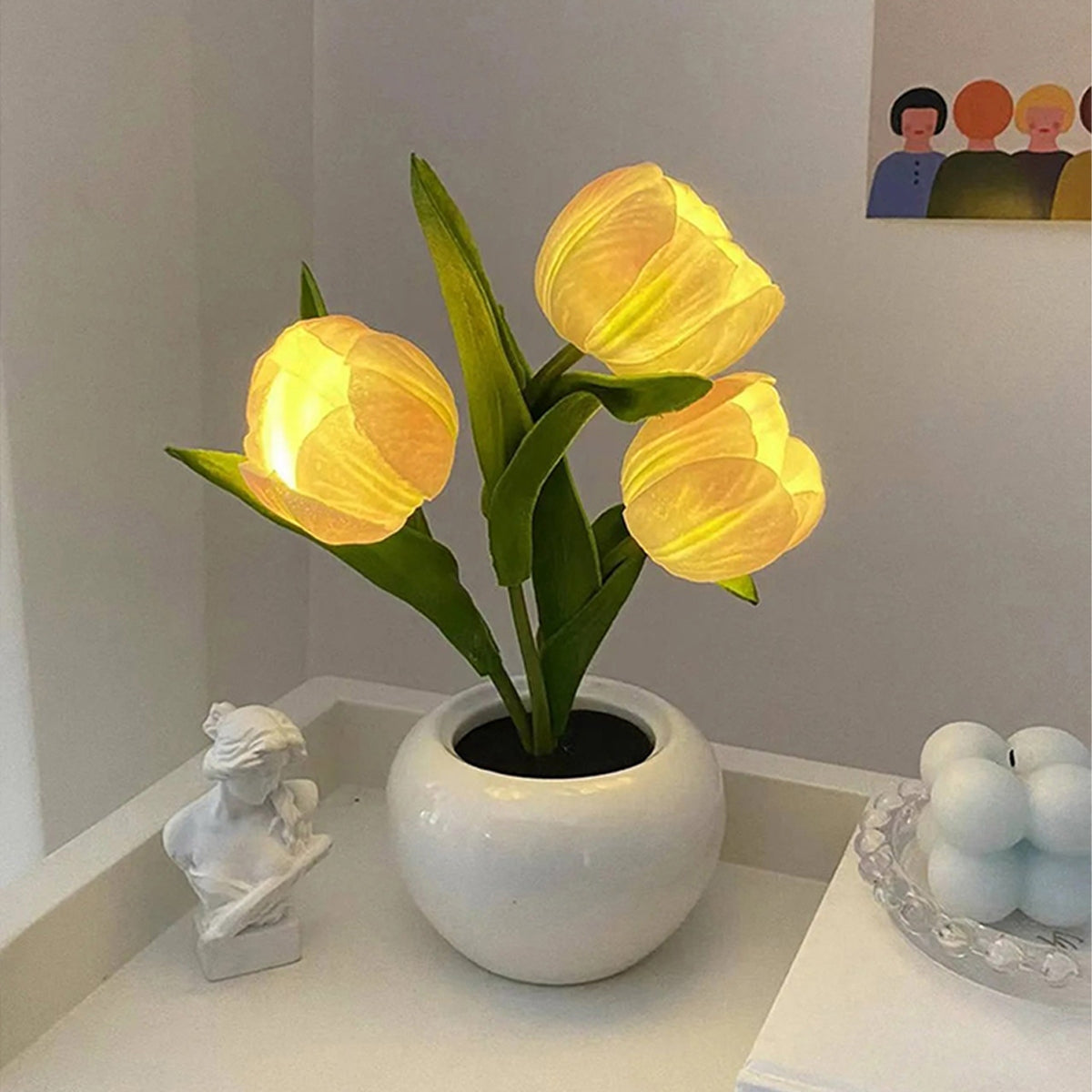 BloomGlow™ - Tulipan Bordlampe