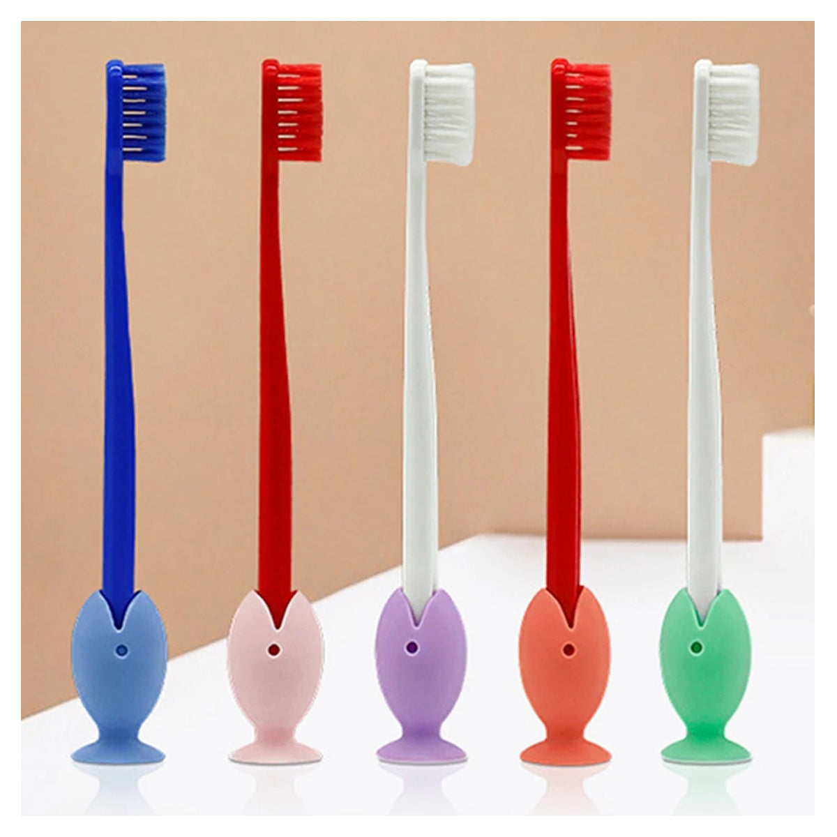 PopStand™ - Søtt Deksel og Holder for Tannbørste