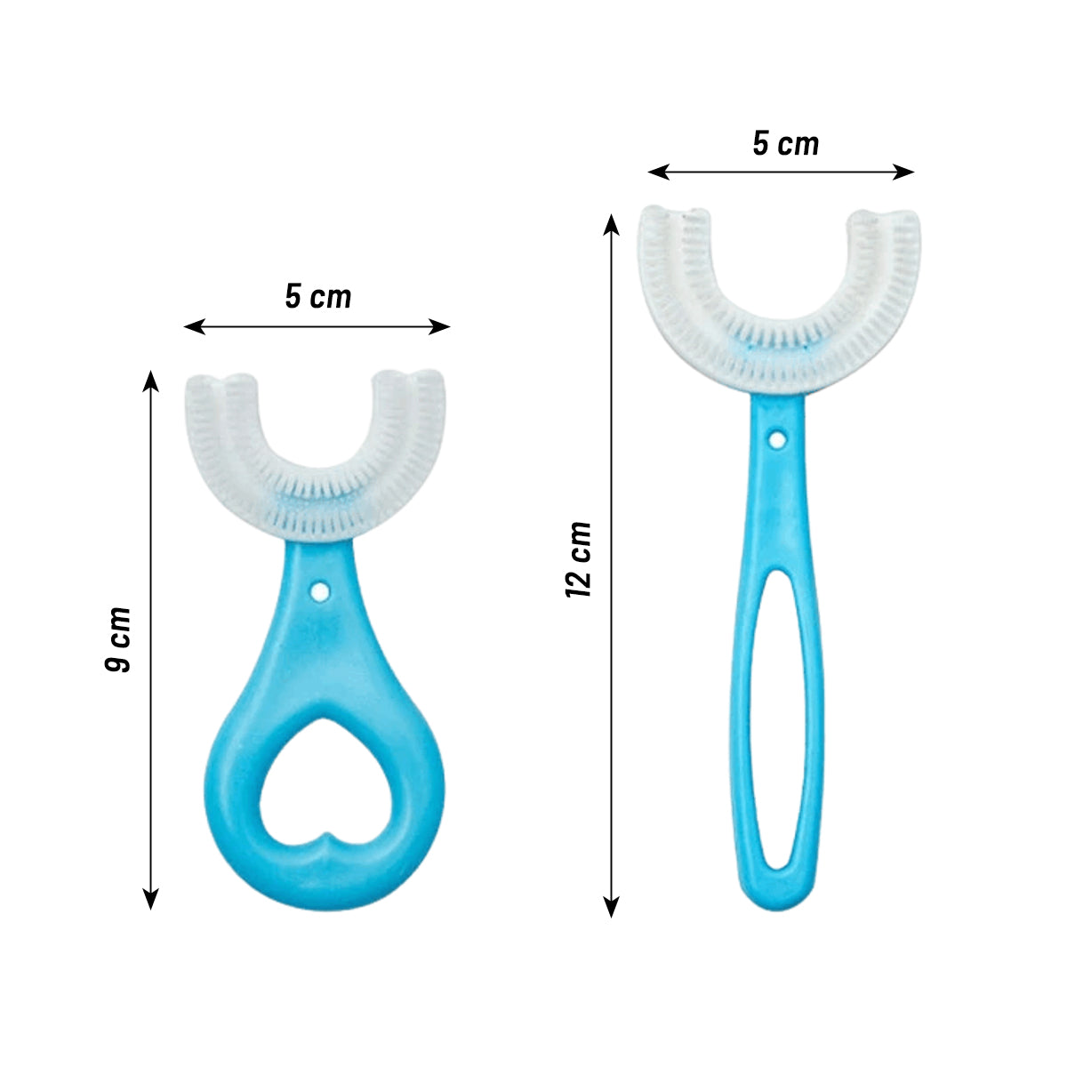 SmileClean™ - U-Formet Tannbørste for Småbarn (4 stk)