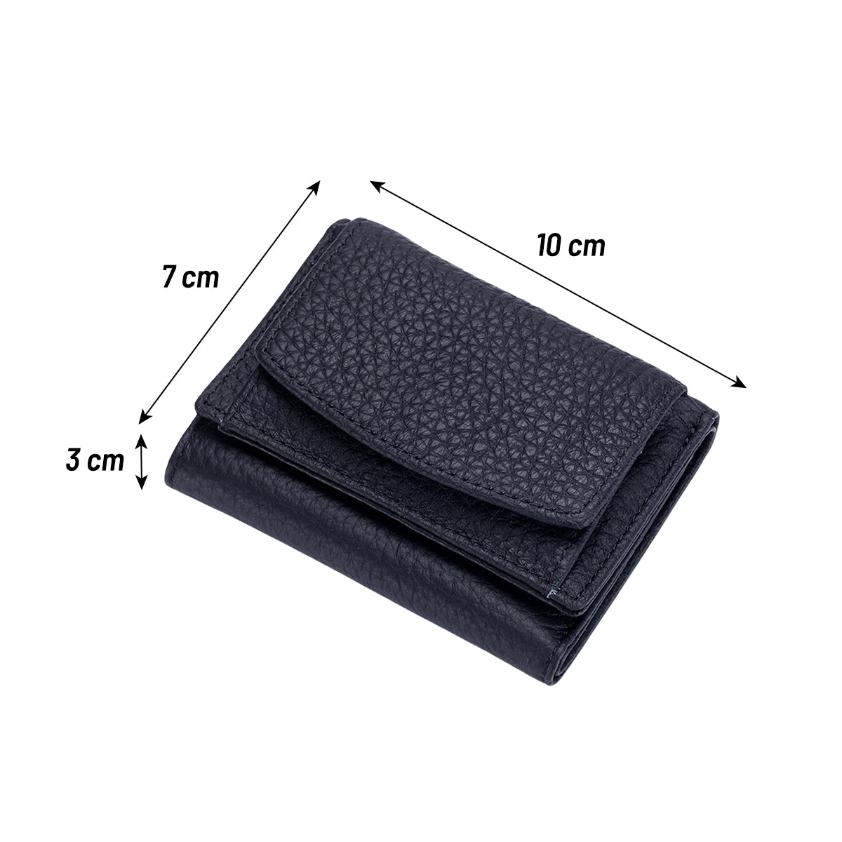 LeatherLuxe™ - RFID-Lommebok i Skinn
