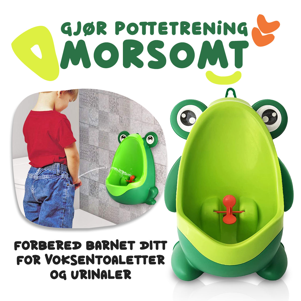 FroggyPotty™ - Frosketreningsurinal for Gutter