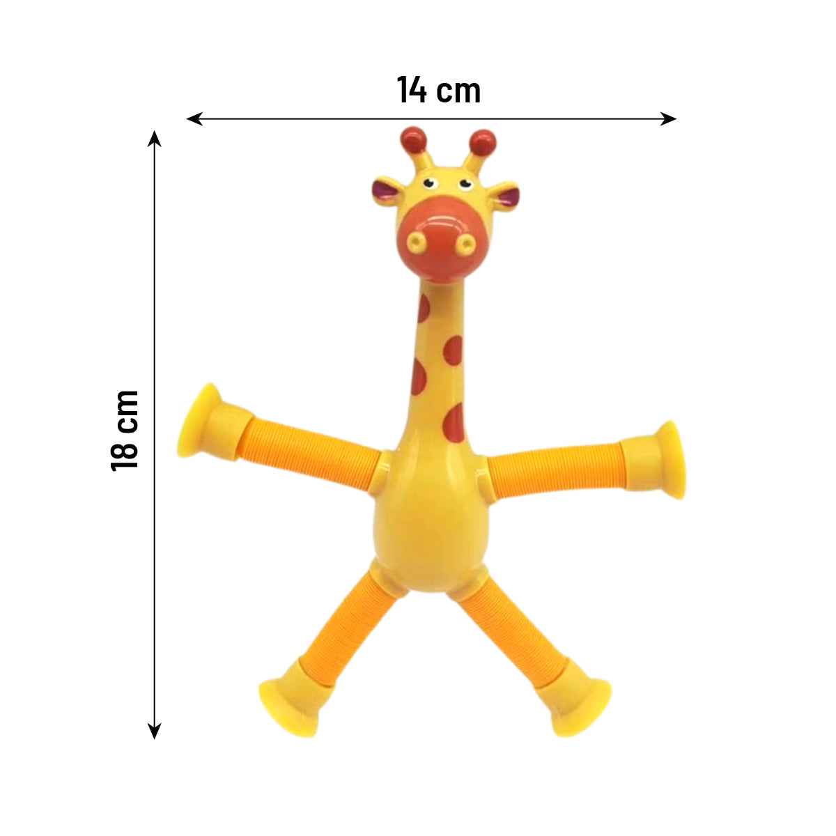 FlexiGiraffe™ - Giraffe Poptube Leketøy