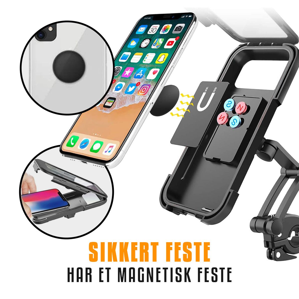 TechMount™ - Vanntett Telefonholder for Motorsykkel/Sykkel